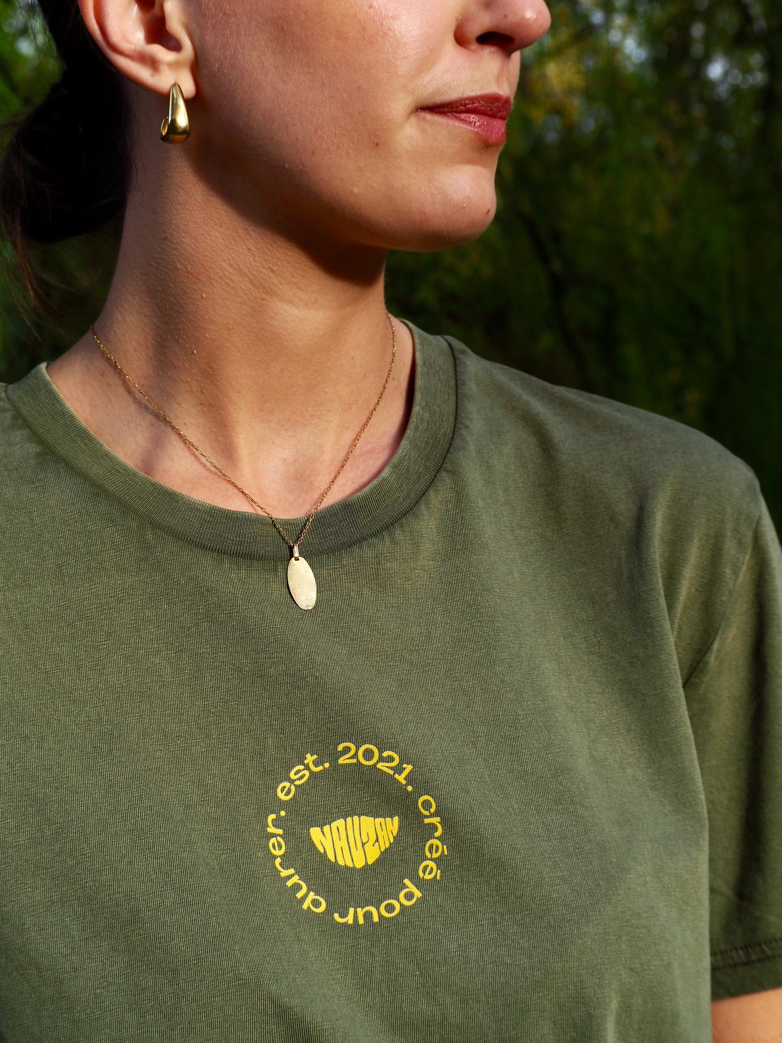 Le tee-shirt vert Brésil