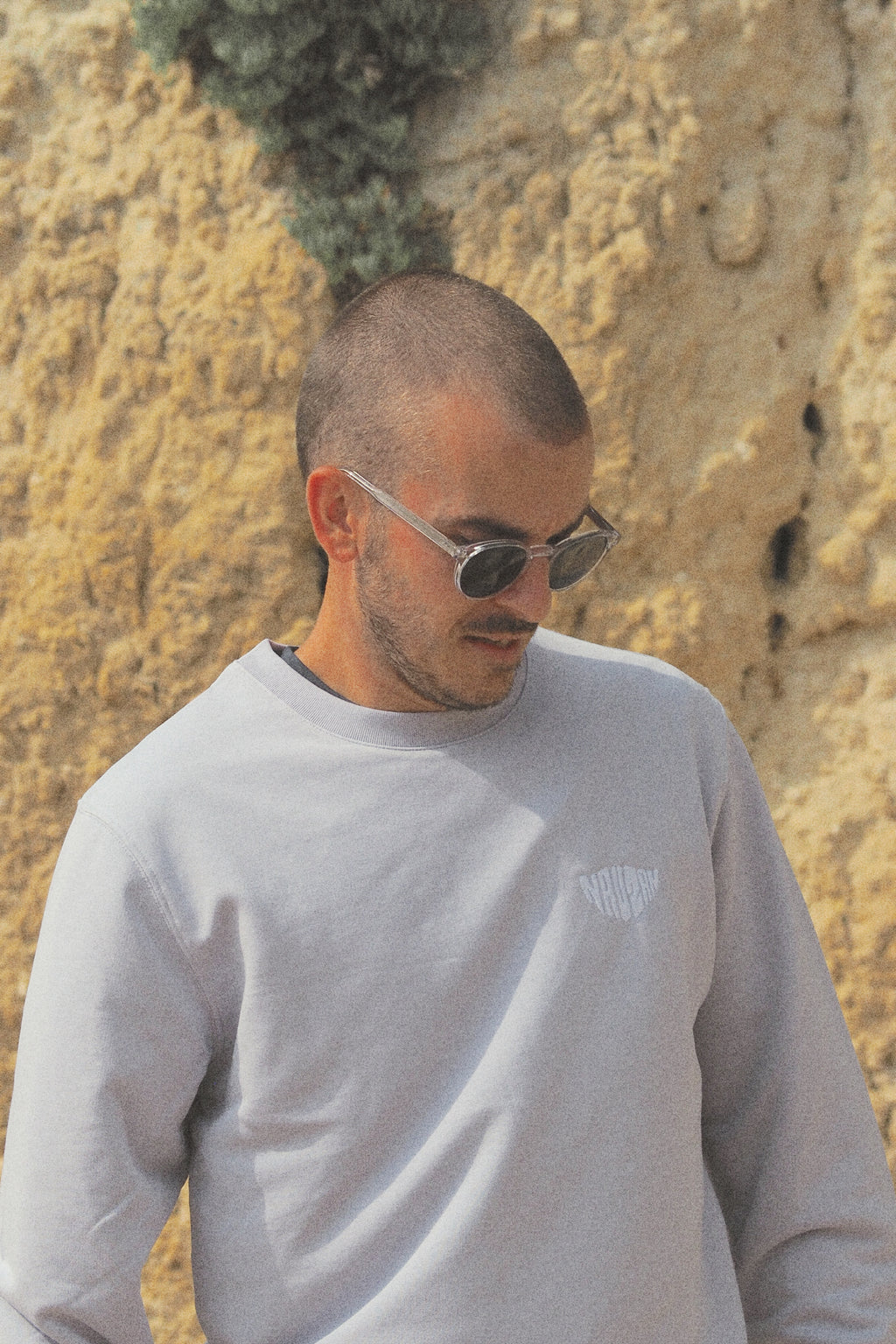 Sweat d'été brodé - Lilas