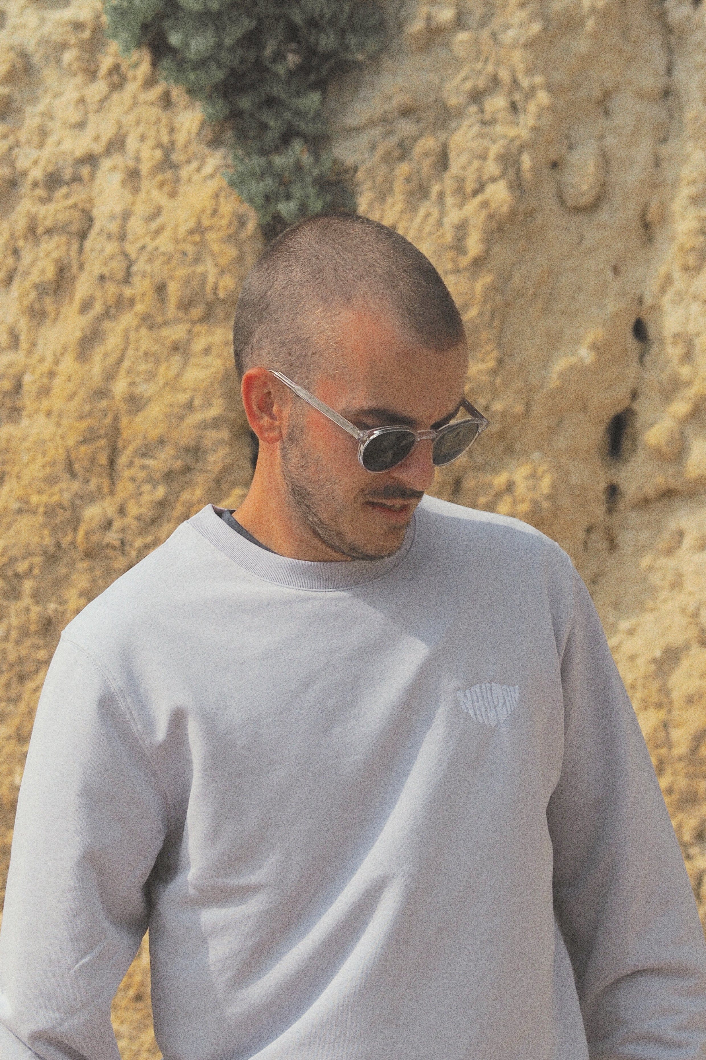 Sweat d'été brodé - Lilas