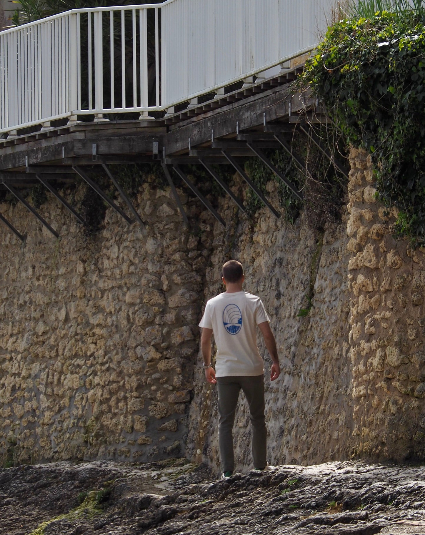 le tee-shirt plage - Coton Naturel