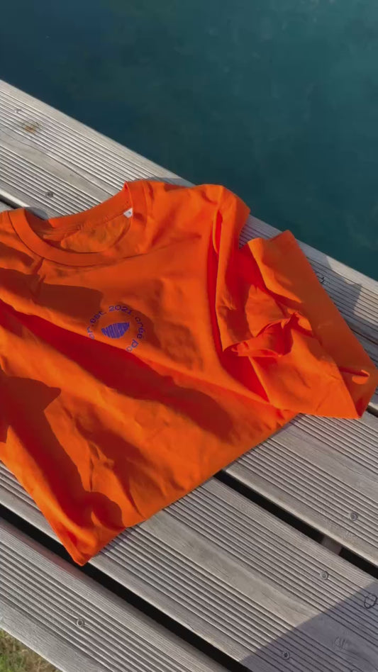 Chill Beach Club - Tee Orange et Mauve
